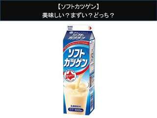 【ソフトカツゲン】美味しい？まずい？どっち？人気アンケートで好き嫌いの割合調査！