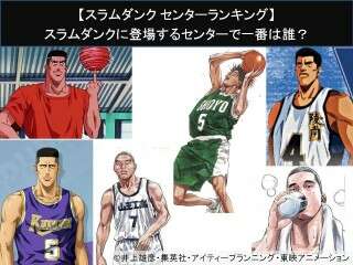 【スラムダンク センターランキング】スラムダンクに登場するセンターで一番は誰？人気アンケート調査！