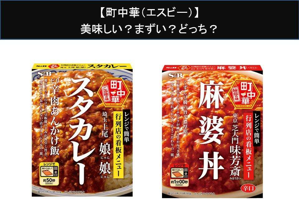 【町中華（エスビー）】美味しい？まずい？どっち？人気アンケートで好き嫌いの割合調査！