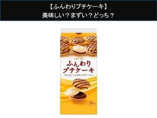 【ふんわりプチケーキ】美味しい？まずい？どっち？人気アンケートで好き嫌いの割合調査！