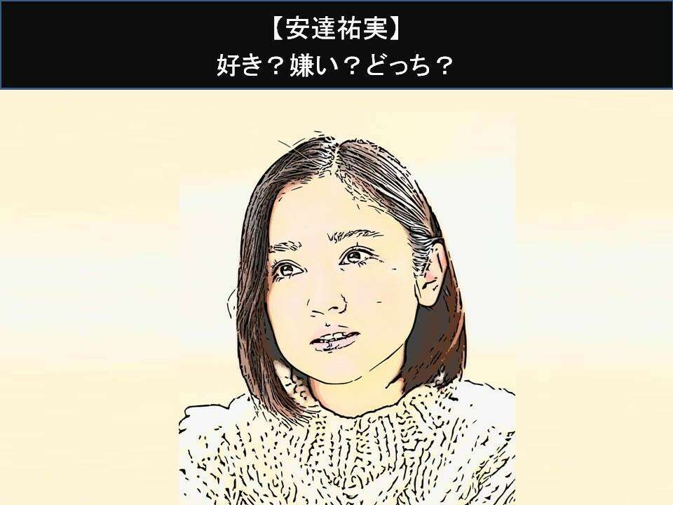 【安達祐実】好き?嫌い?どっち?人気アンケート調査!