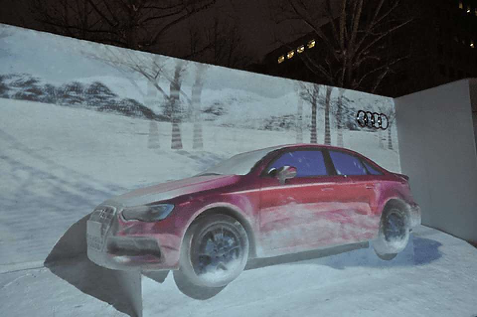 【さっぽろ雪まつり】歴代雪像「アウディ A6 オールロードクワトロ」画像