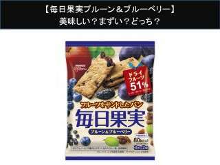 【毎日果実プルーン＆ブルーベリー】美味しい？まずい？どっち？