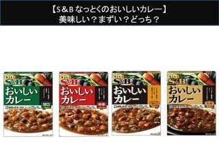 【S＆B なっとくのおいしいカレー】美味しい？まずい？どっち？