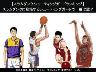 【スラムダンク シューティングガードランキング】スラムダンクに登場するシューティングガードで一番は誰？