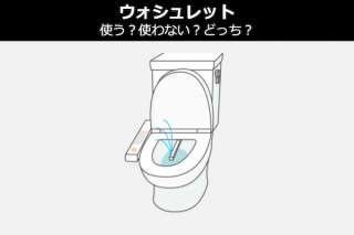 外出先でウォシュレットを使う？使わない？どっち？