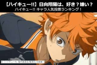 【ハイキュー!!】日向 翔陽は、好き？嫌い？