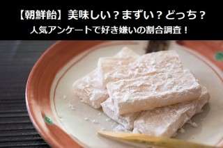 【朝鮮飴】美味しい？まずい？どっち？