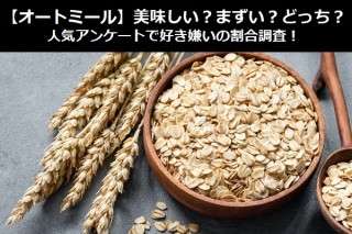 【オートミール】美味しい？まずい？どっち？