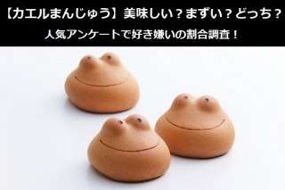 【カエルまんじゅう】美味しい？まずい？どっち？