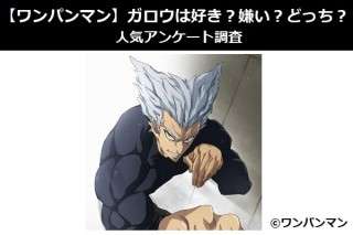 【ワンパンマン】ガロウは好き？嫌い？どっち？