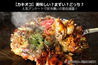 【カキオコ】美味しい？まずい？どっち？人気アンケートで好き嫌いの割合調査！