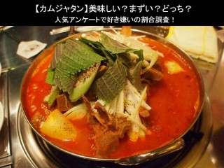 【カムジャタン】美味しい？まずい？どっち？