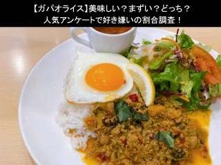 【ガパオライス】美味しい？まずい？どっち？