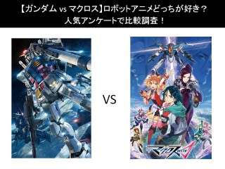 【ガンダム vs マクロス】ロボットアニメどっちが好き？