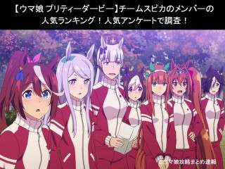 【ウマ娘 プリティーダービー】チームスピカのメンバーの人気ランキング！