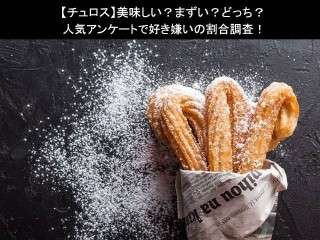 【チュロス】美味しい？まずい？どっち？