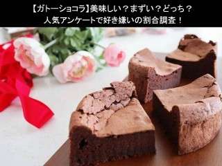 【ガトーショコラ】美味しい？まずい？どっち？