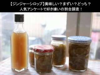 【ジンジャーシロップ】美味しい？まずい？どっち？