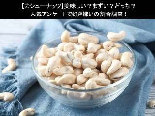 【カシューナッツ】美味しい？まずい？どっち？