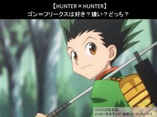 【HUNTER×HUNTER】ゴン＝フリークスは好き？嫌い？どっち？
