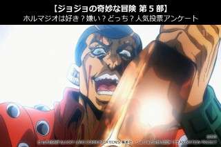 【ジョジョの奇妙な冒険 第5部】ホルマジオは好き？嫌い？どっち？人気投票アンケート