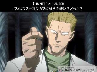 【HUNTER×HUNTER】フィンクス＝マグカブは好き？嫌い？どっち？