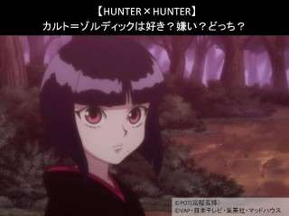 【HUNTER×HUNTER】カルト＝ゾルディックは好き？嫌い？どっち？